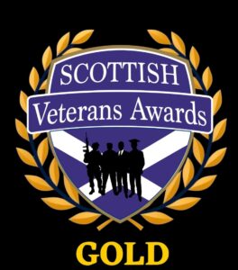 Scottish Veterans Award Gold Badge